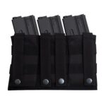 ROTHCO Elastic Pouch for 3 AR15 Rifle Magazines - Black - obrazek 2