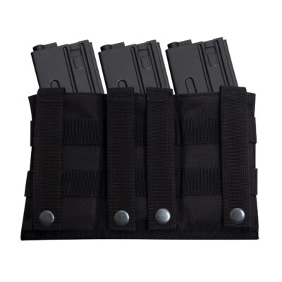 Alternative view of ROTHCO Elastic Pouch for 3 AR15 Rifle Magazines - Black