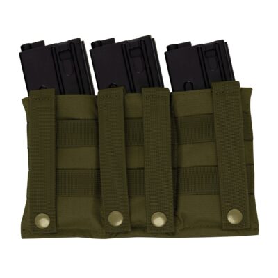 ROTHCO Elastic Pouch for 3 AR15 Rifle Magazines - Green OD-A-ROTHC064-OD asgbox.pl ROTHCO Elastic Pouch for 3 AR15 Rifle Magazines - Green OD-A-ROTHC064-OD asgbox.pl
