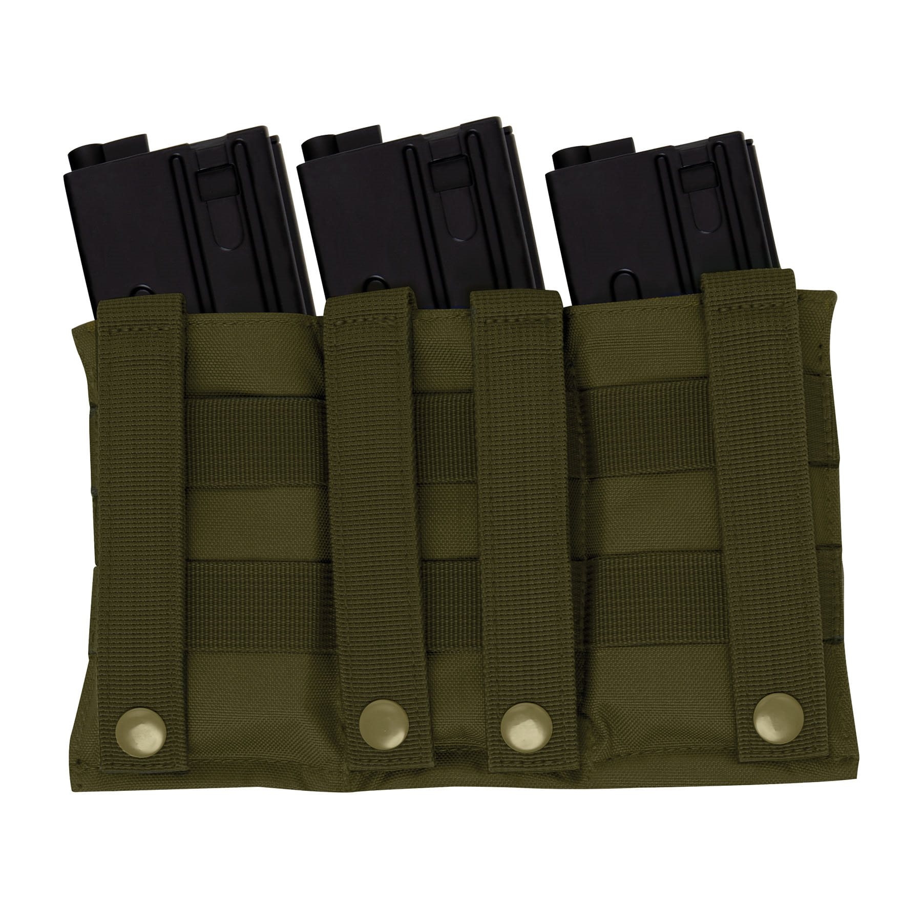 ROTHCO Elastic Pouch for 3 AR15 Rifle Magazines - Green OD-A-ROTHC064-OD asgbox.pl ROTHCO Elastic Pouch for 3 AR15 Rifle Magazines - Green - obrazek 4