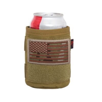 Alternative view of ROTHCO Tactical Insulated Beverage MOLLE Holder - Coyote Brown
