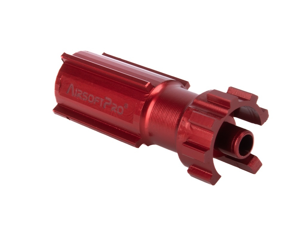 CNC aluminium nozzle for WE M4, 416 GBB rifle OD-A-ASPRO314 asgbox.pl CNC aluminium nozzle for WE M4, 416 GBB rifle