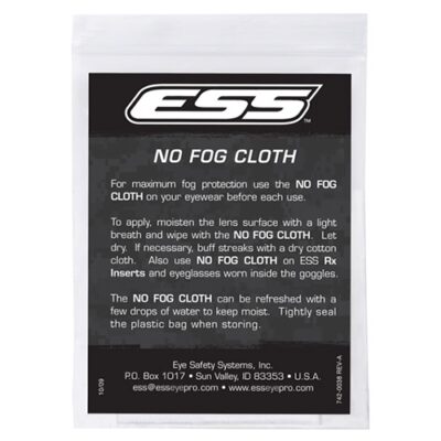ESS NO FOG Cleaning Cloth for Glasses - Black