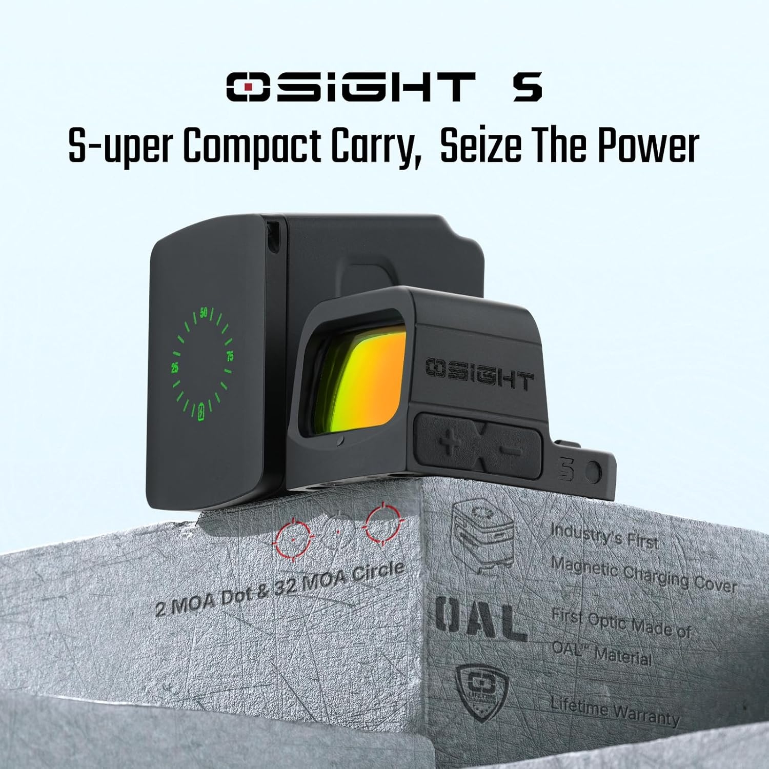 OLIGHT Osight S Red Dot Sight - Black OD-A-OLIGHT028 asgbox.pl OLIGHT Osight S Red Dot Sight - Black - obrazek 4