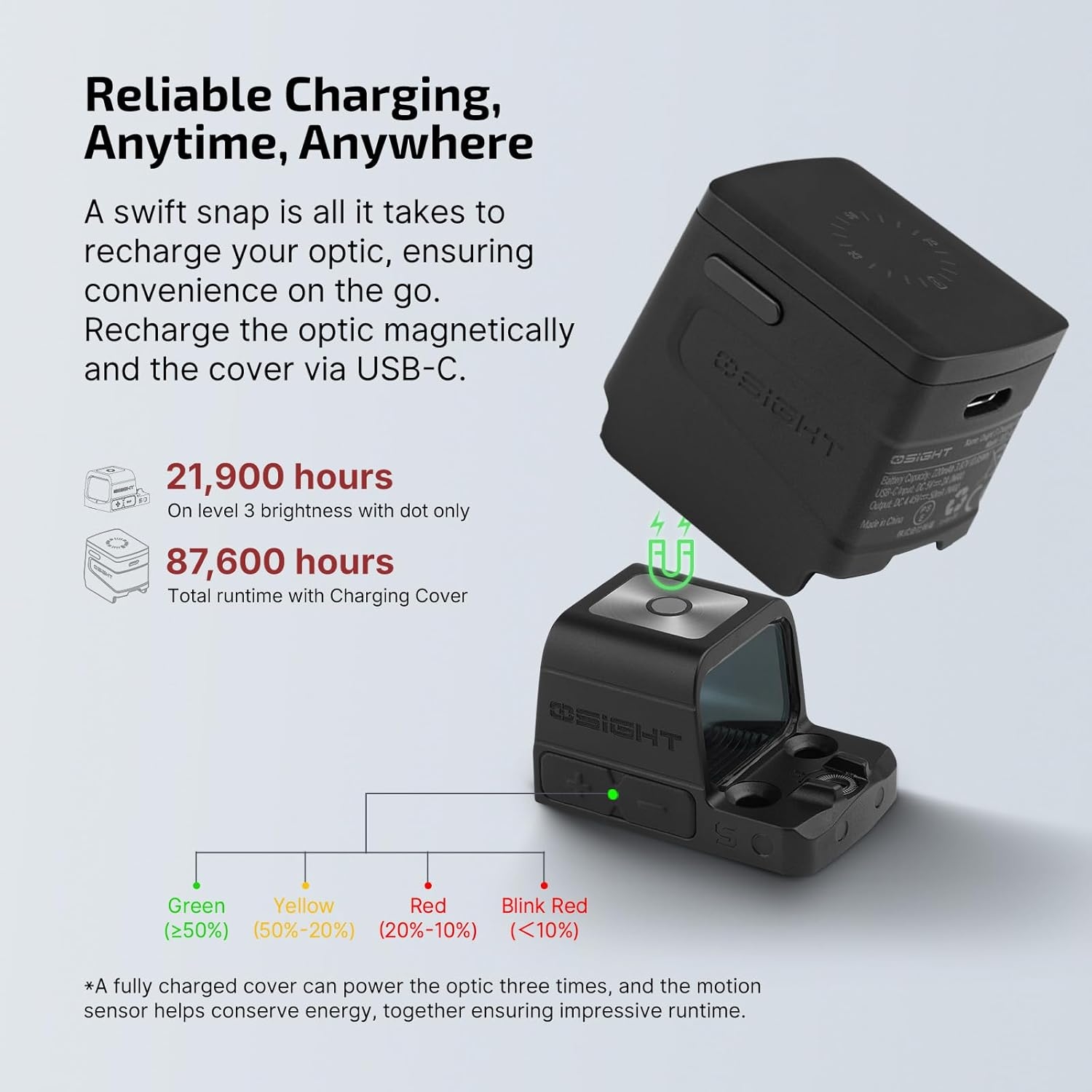 OLIGHT Osight S Red Dot Sight - Black OD-A-OLIGHT028 asgbox.pl OLIGHT Osight S Red Dot Sight - Black - obrazek 5