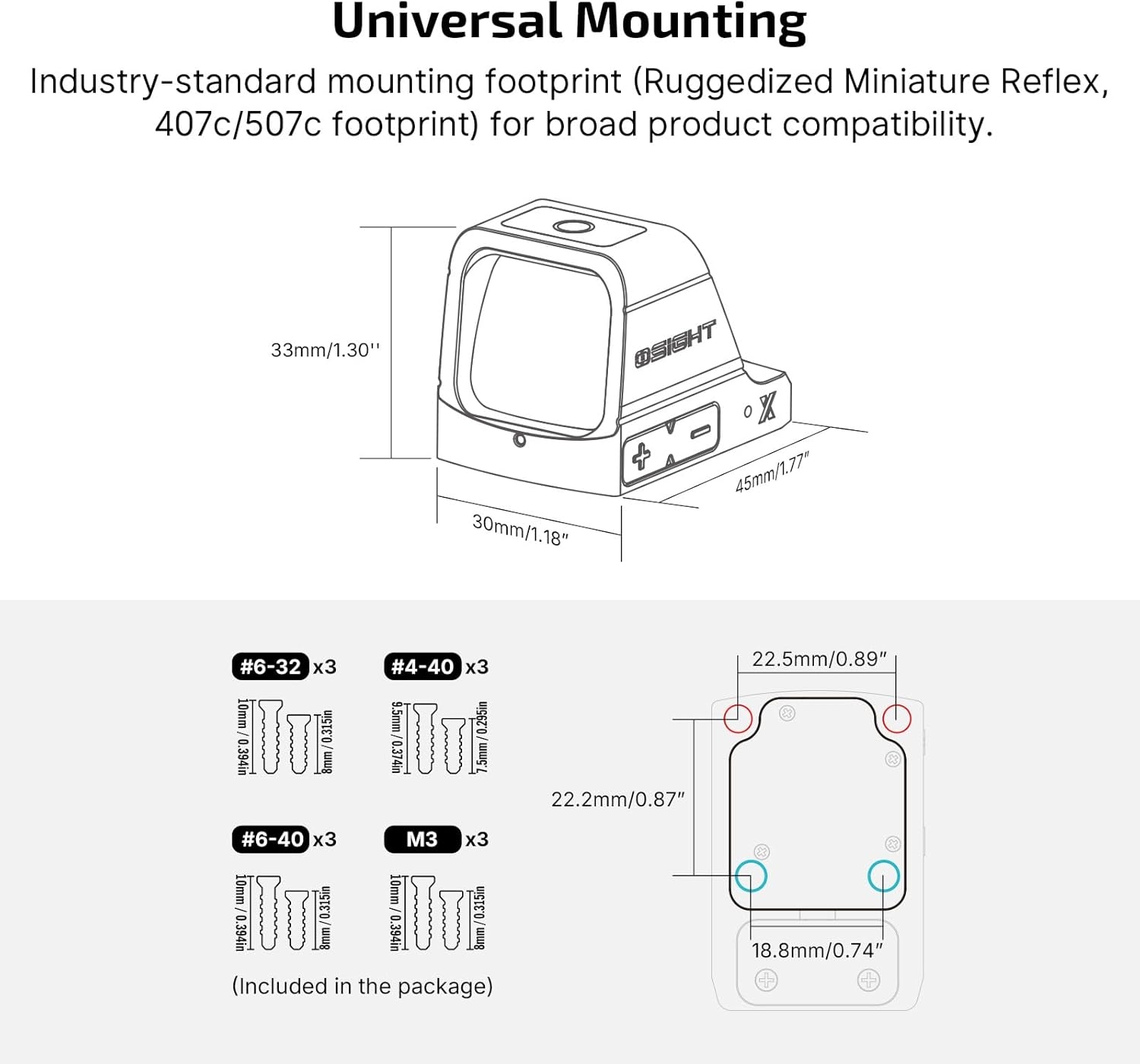 OLIGHT kolimátor Osight X - Black OD-A-OLIGHT029 asgbox.pl OLIGHT kolimátor Osight X - Black - obrazek 5