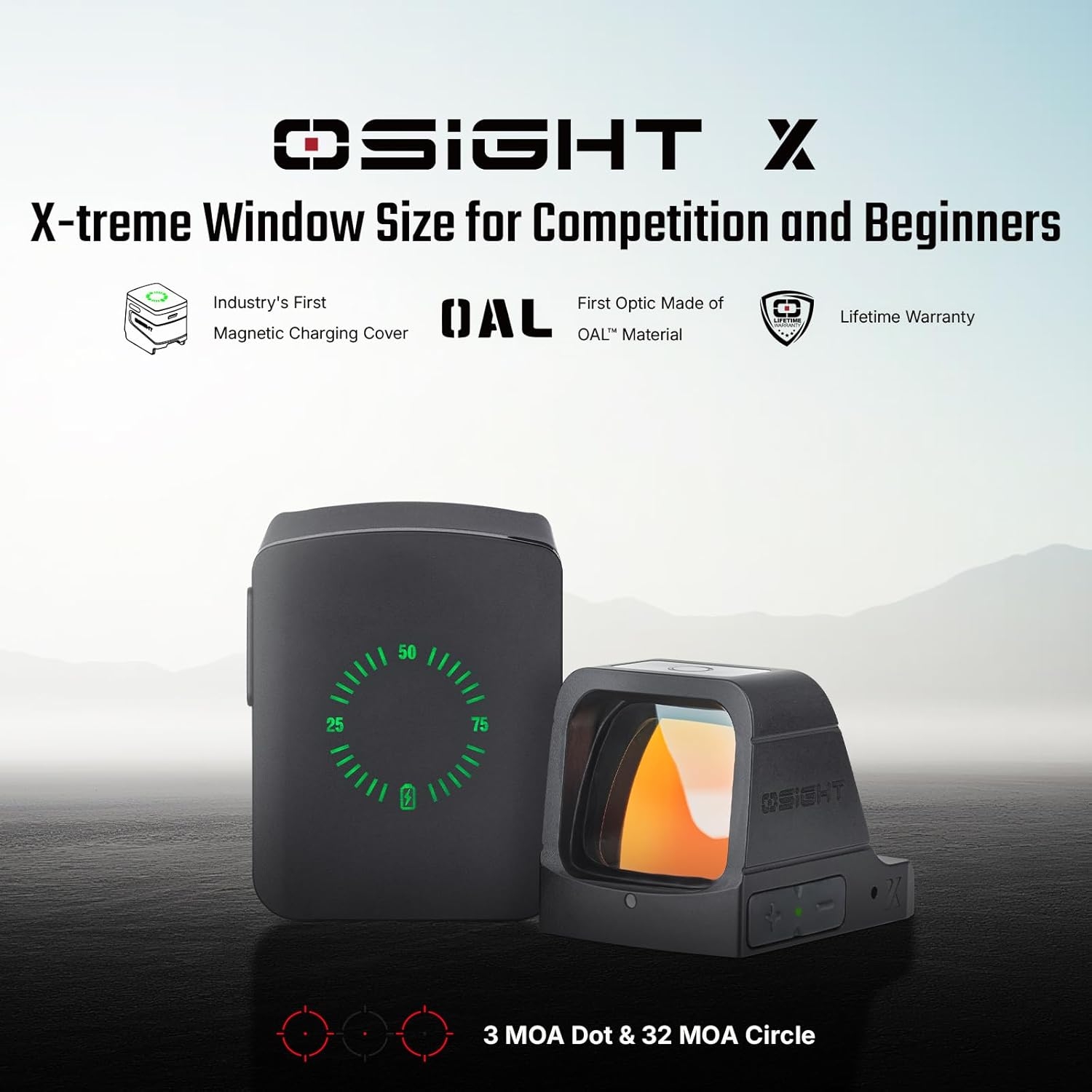 OLIGHT kolimátor Osight X - Black OD-A-OLIGHT029 asgbox.pl OLIGHT kolimátor Osight X - Black - obrazek 2