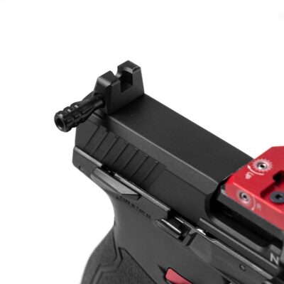 Alternative view of Novritsch TP22 GBB CNC High Sights with Charging Handle - Red
