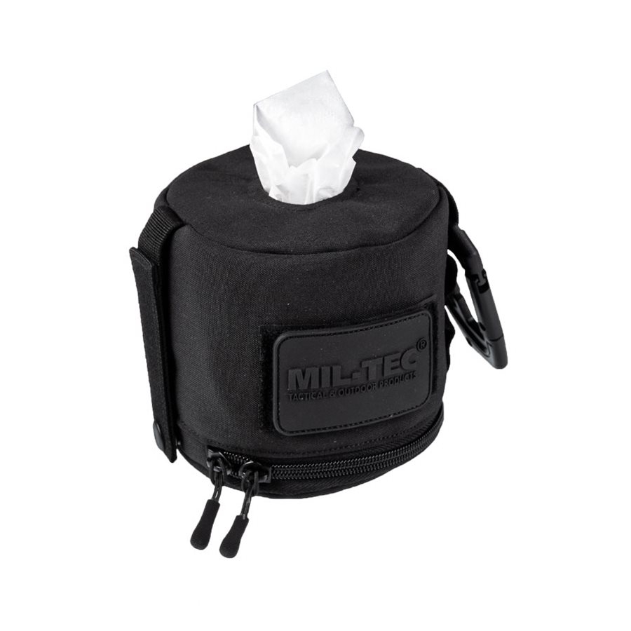 MIL-TEC MOLLE Toilet Paper / Napkin Pouch - Black OD-A-MILT189-BK asgbox.pl MIL-TEC MOLLE Toilet Paper / Napkin Pouch - Black