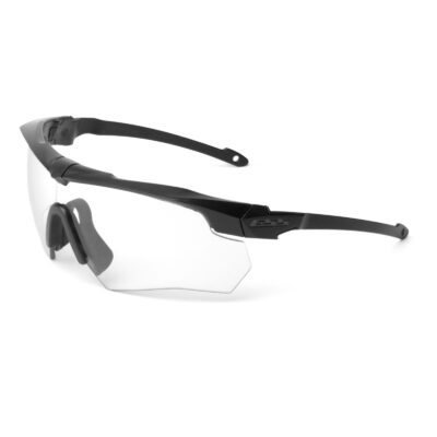 ESS Shooting Glasses CROSSBOW SUPPRESSOR ONE, Clear Lens - Black