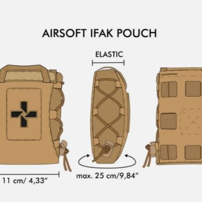 Novritsch Airsoft IFAK Pouch - Black OD-A-NOVRITSCH248-BK asgbox.pl Novritsch Airsoft IFAK Pouch - Black OD-A-NOVRITSCH248-BK asgbox.pl