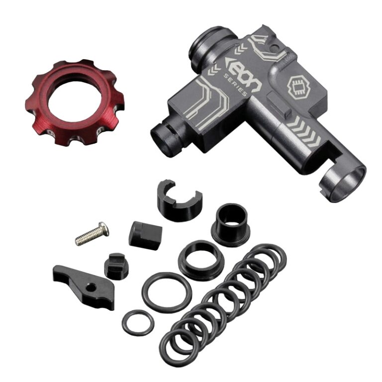 GATE CNC Hop-up Chamber EON M4 / AR15 (V2) - Gray / Red