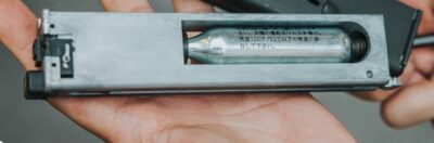 Northeast CO2 Steel Magazine for UZI Mini GBB, 32 BBs - Black - obrazek 2