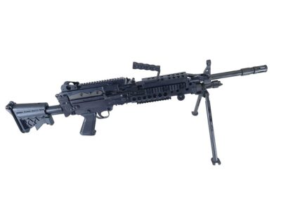 Lambda Defence MK48 MOD1 AEG, MK46 Stock - Black - obrazek 2