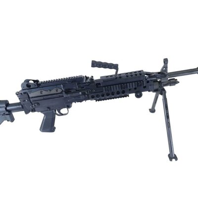 Alternative view of Lambda Defence MK48 MOD1 AEG, MK46 Stock - Black