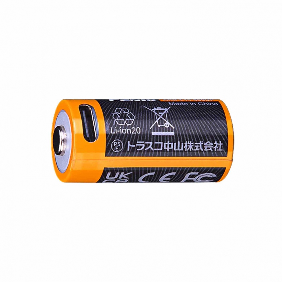 Akumulator Fenix USB ARB-L16U (16340 800mAh 3,6V) 039-592 asgbox.pl Akumulator Fenix USB ARB-L16U (16340 800mAh 3,6V)