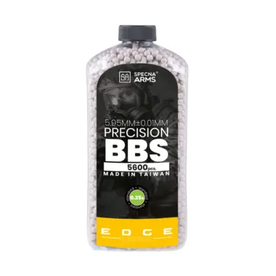 Kulki precyzyjne 0,25g Specna Arms EDGE ULTRA - 5600 szt - białe - butelka