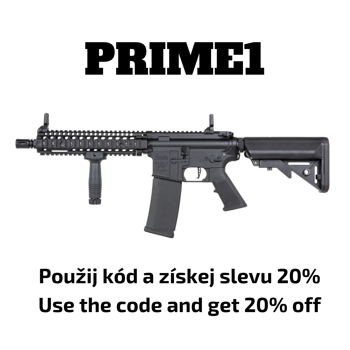 SA Daniel Defence(R) MK18 (SA-P19 Prime(TM) HAL ETU) with Brushless Motor - Black OD-A-SPARMS314-BK asgbox.pl SA Daniel Defence(R) MK18 (SA-P19 Prime(TM) HAL ETU) with Brushless Motor - Black