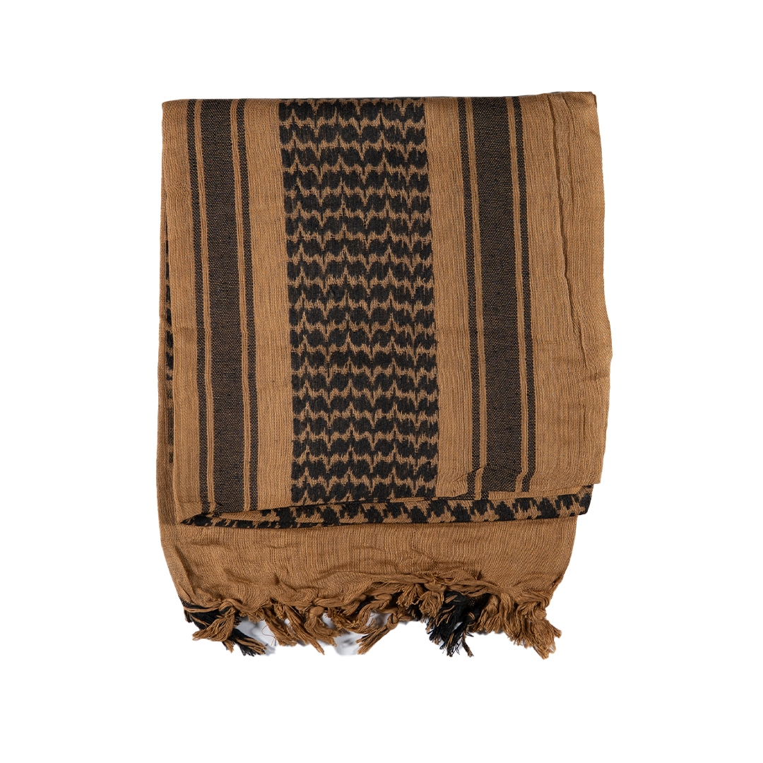 Original Palestine / Shemagh 115x113 cm - Brown OD-A-VYS032-BRN asgbox.pl Original Palestine / Shemagh 115x113 cm - Brown