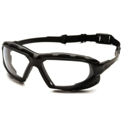 Alternative view of PYRAMEX HIGHLANDER Plus Anti-Fog Safety Glasses - Black / Clear