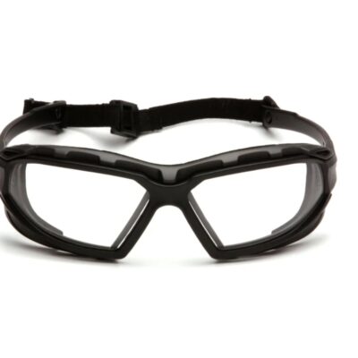 PYRAMEX HIGHLANDER Plus Anti-Fog Safety Glasses - Black / Clear
