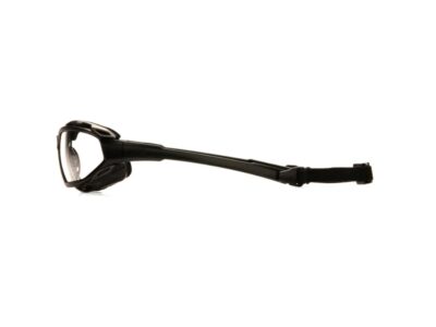 PYRAMEX HIGHLANDER Plus Anti-Fog Safety Glasses - Black / Clear - obrazek 3