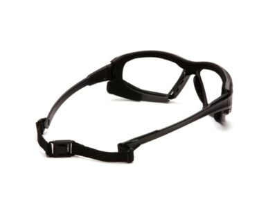 PYRAMEX HIGHLANDER Plus Anti-Fog Safety Glasses - Black / Clear - obrazek 4