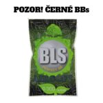 BLS BIO Airsoft Pellets 0.30g, 3300 BBs (Bag) - Black
