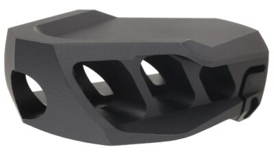 AA Aluminum Flash hider SNAKE T10, 14-mm CCW - Black - obrazek 2