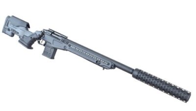 AA Aluminum Suppressor HIVE T10 255x50 mm, 14- mm CCW - Black - obrazek 4