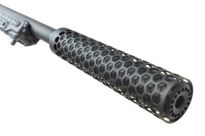 AA Aluminum Suppressor HIVE T10 255x50 mm, 14- mm CCW - Black - obrazek 5