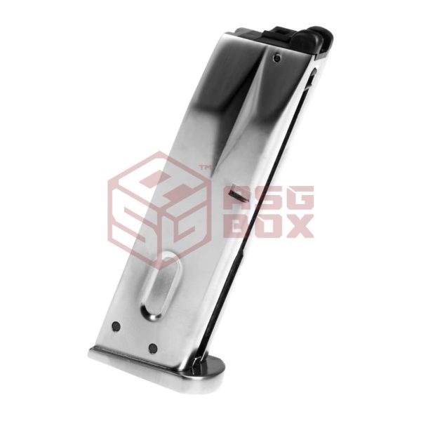 WE Magazine M9 GBB 25rds Silver