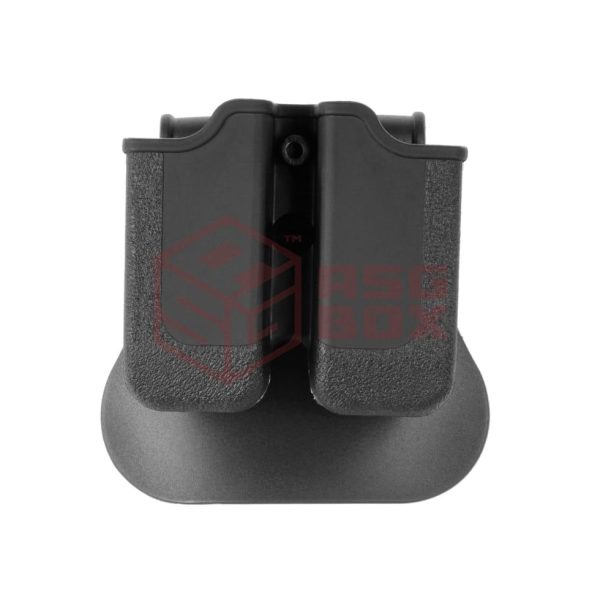 IMI Defense Double Magazine Pouch for Glock Pistols Black