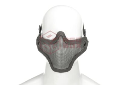 Invader Gear Steel Half Face Mask Grey