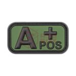 JTG Bloodtype Rubber Patch A Pos Forest