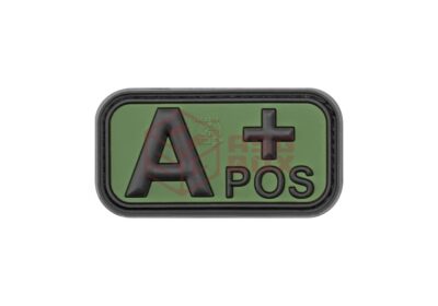 JTG Bloodtype Rubber Patch A Pos Forest