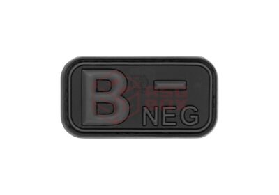 JTG Bloodtype Rubber Patch B Neg Blackops