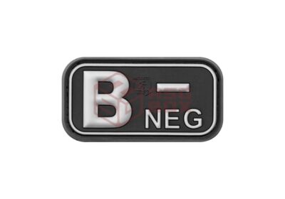 JTG Bloodtype Rubber Patch B Neg SWAT