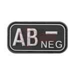 JTG Bloodtype Rubber Patch AB Neg SWAT