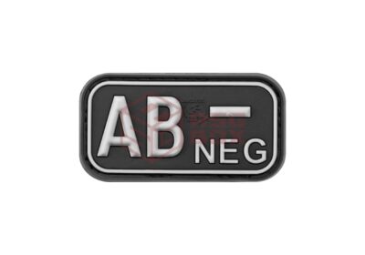 JTG Bloodtype Rubber Patch AB Neg SWAT