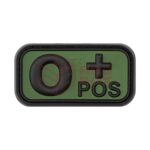 JTG Bloodtype Rubber Patch 0 Pos Forest