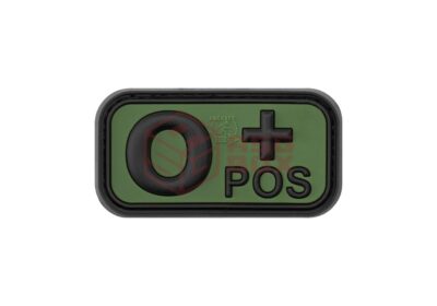 JTG Bloodtype Rubber Patch 0 Pos Forest