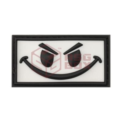 JTG Evil Smile Rubber Patch White