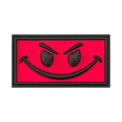 JTG Evil Smile Rubber Patch Red
