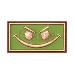 JTG Evil Smile Rubber Patch Green