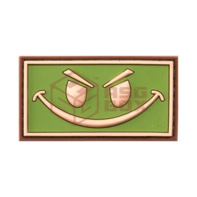 JTG Evil Smile Rubber Patch Green