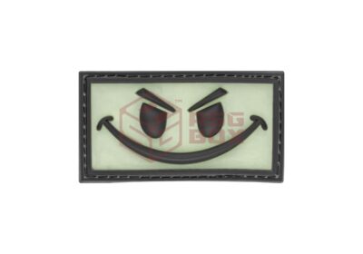 JTG Evil Smile Rubber Patch Glow Back