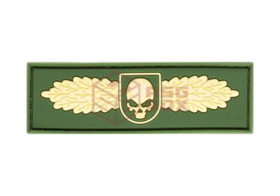 JTG SOF Skull Badge Rubber Patch Multicolor