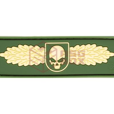 JTG SOF Skull Badge Rubber Patch Multicolor