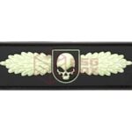 JTG SOF Skull Badge Rubber Patch Glow
